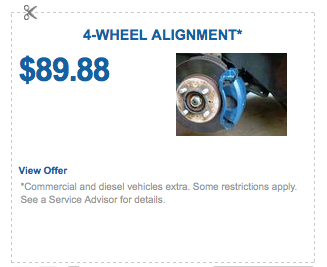 Tire Alignment coupon